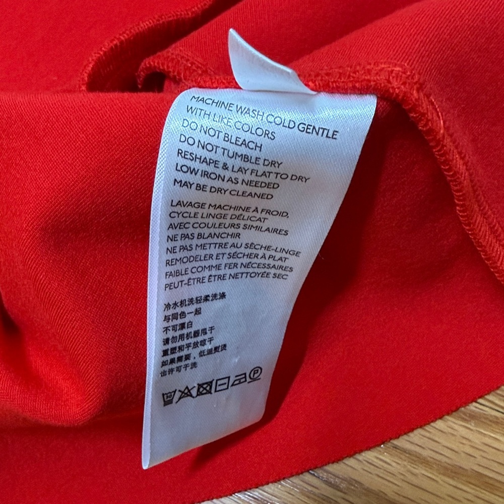 Anthropologie Red Sleeveless Peplum Tank - Picture 4 of 5
